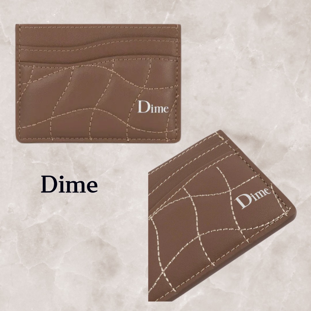 プレゼントおすすめ[関税なし] Dime/キルティングカードホルダー