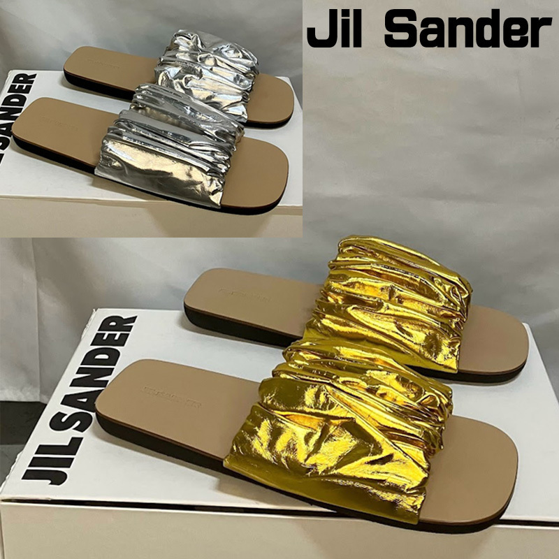 直営店買付 JIL SANDER ジルサンダー フラットサンダル
