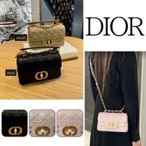 Dior Jolie カナージュ カーフスキン トップハンドルバッグ ミニ