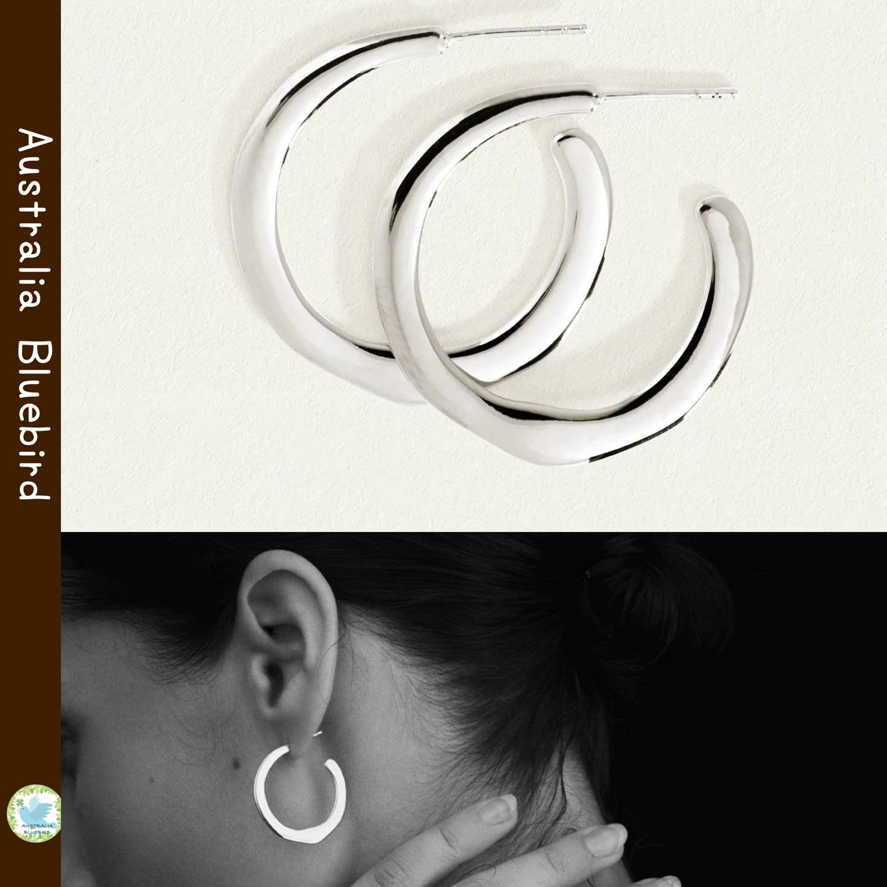 TEMPLE OF THE SUN★Circe Hoops サークルフープピアス シルバー