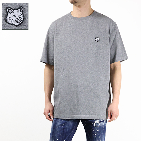 Maison Kitsune メゾンキツネ Tシャツ 半袖 クルーネック ロゴ