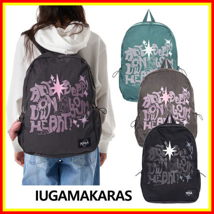 IUGAMAKARAS Backpacks Unisex Street Style Backpacks