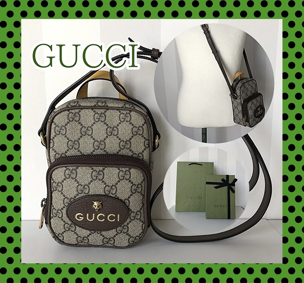 【国内即発】GUCCI 〔NEO VINTAGE〕 ポシェットバッグ BOX＆紙袋