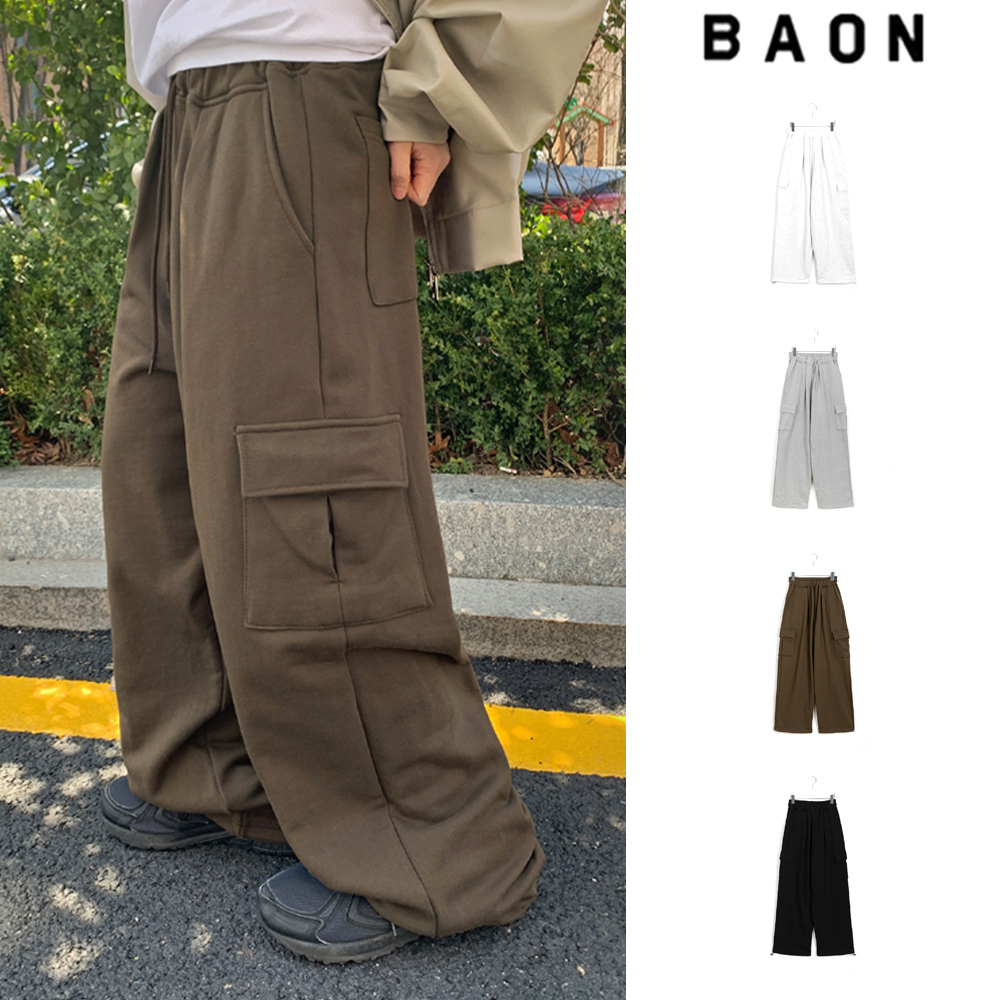 【BAON】Kinney Banding Cargo Jogger Pants