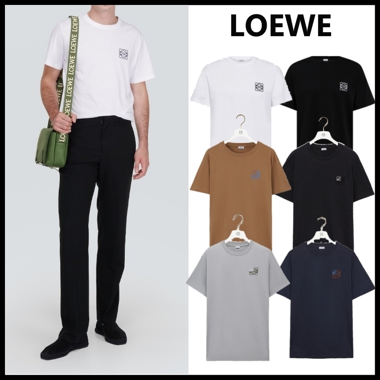 【LOEWE】ロエベ 人気 レギュラーフィット Tシャツ コットン
