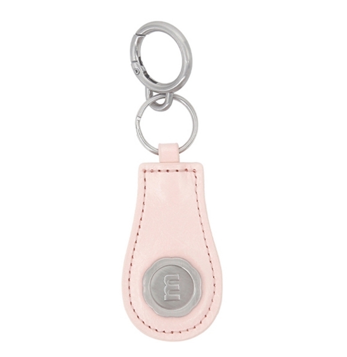 無料配送 ◆ minitmute ◆ m silver logo keyring minitmute