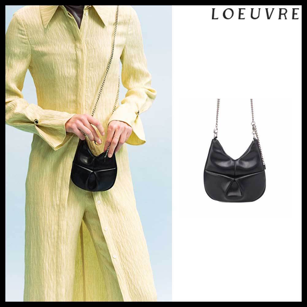 24SS●LOEUVRE●SAC DE COQUILLE MINI 本革 ミニバッグ