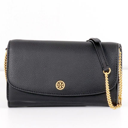 Tory Burch Shoulder Bags Casual Style Street Style 2WAY Chain Plain Leather