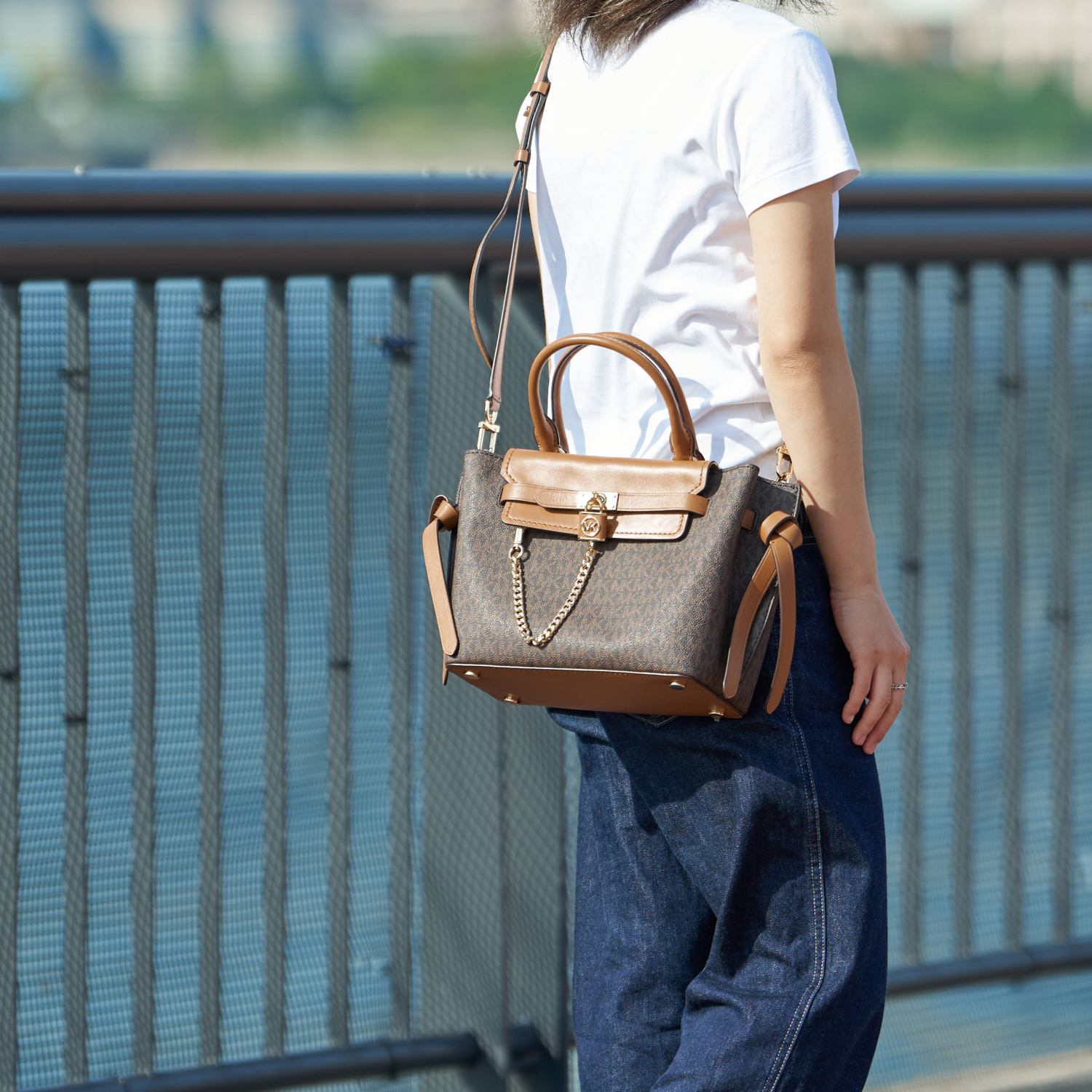 MICHAEL KORS マイケル HAMILTON バッグ 2WAY【送料0/国内即発】