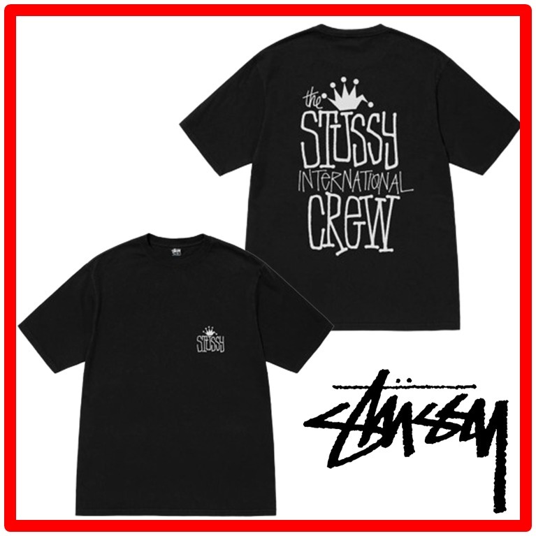 ★韓国の人気★【STUSSY】★Crown International Pigment Dyed★