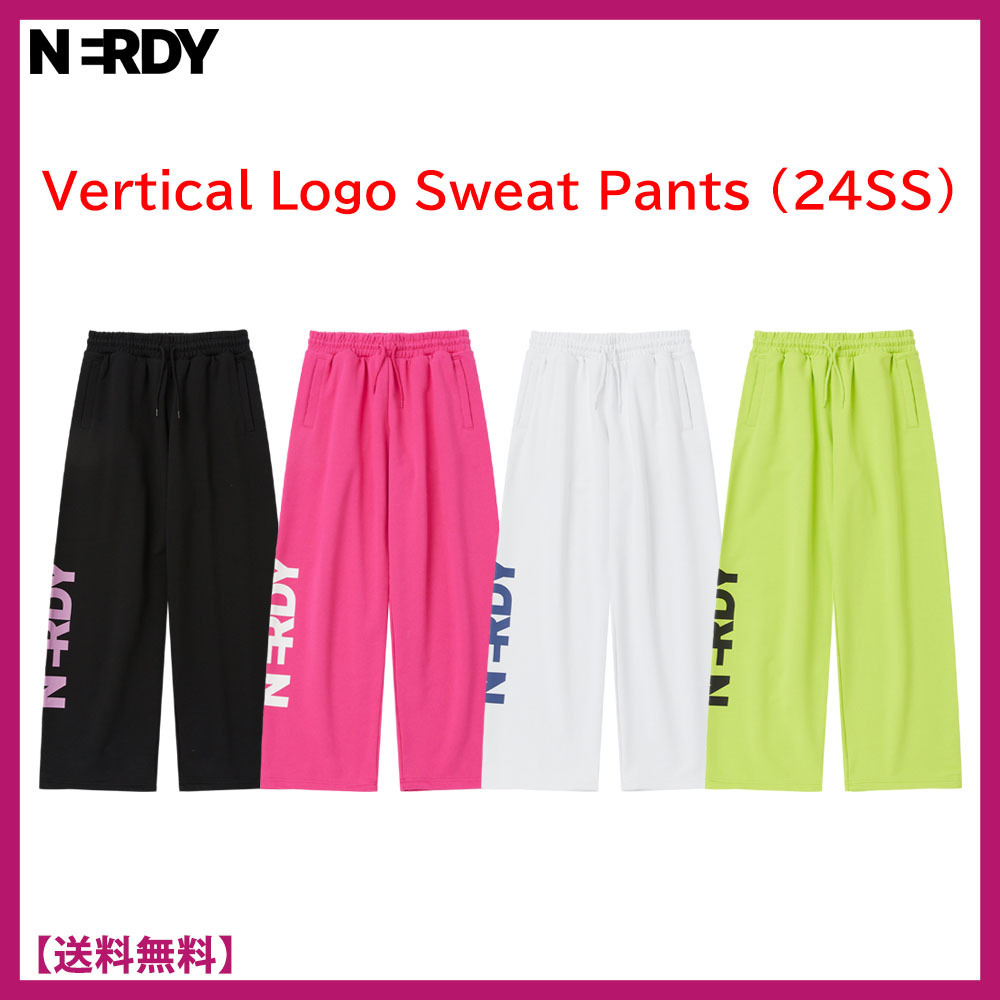 [24S/S]ノルディ★Vertical Logo Sweat Pants★スウェットパンツ