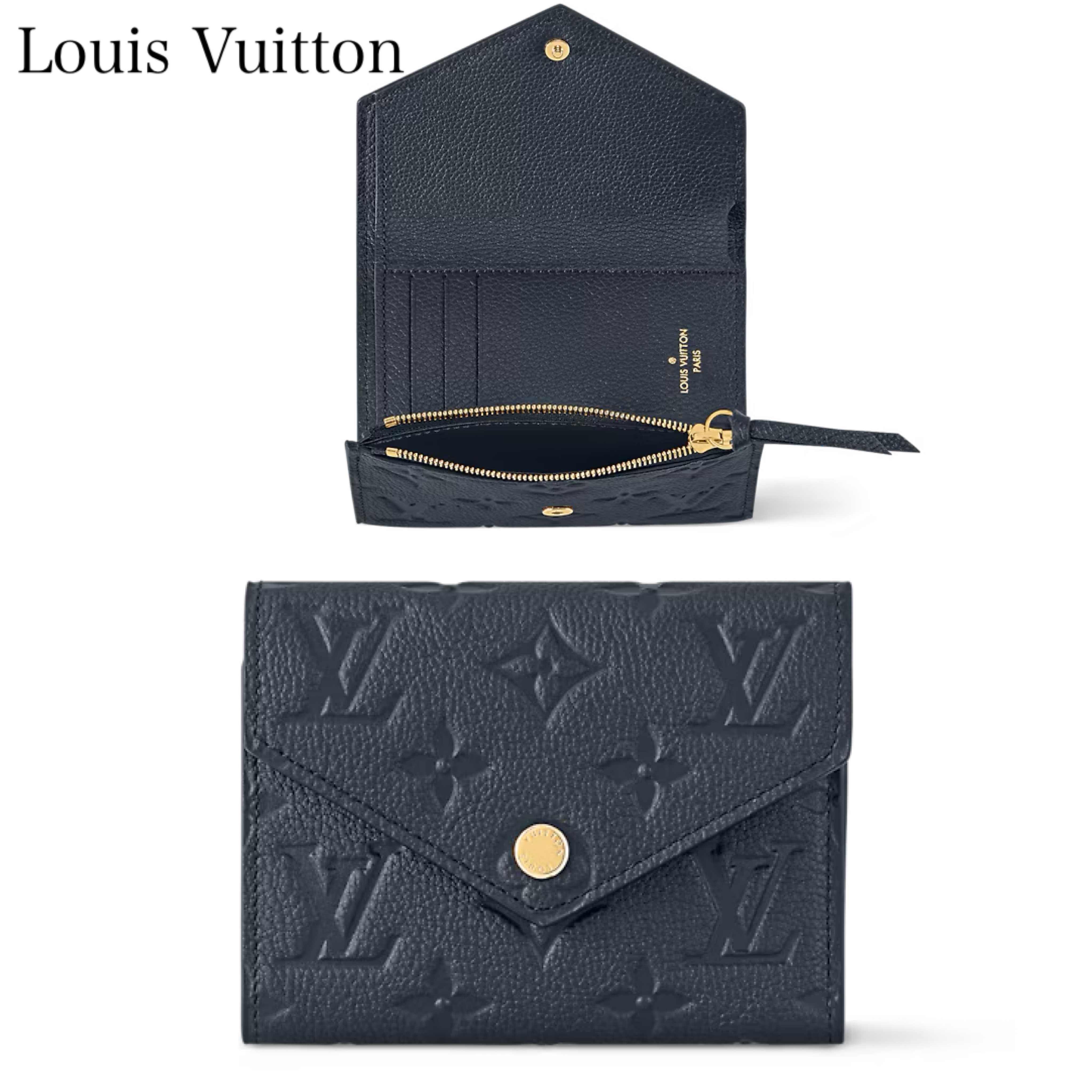 大人気◇Louis Vuitton 財布 ヴィクトリーヌ Bleu Marine