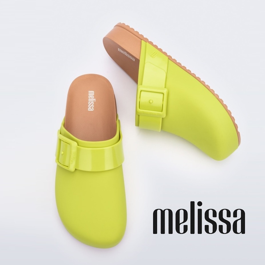 Melissa追跡付/送料込 ベルトモチーフ クロッグサンダル