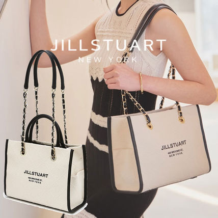 [ジルスチュアート] Coco Ivory Jacquard Book Tote Bag★人気★ ジルスチュアート] Coco Ivory Jacquard Book Tote Bag☆人気