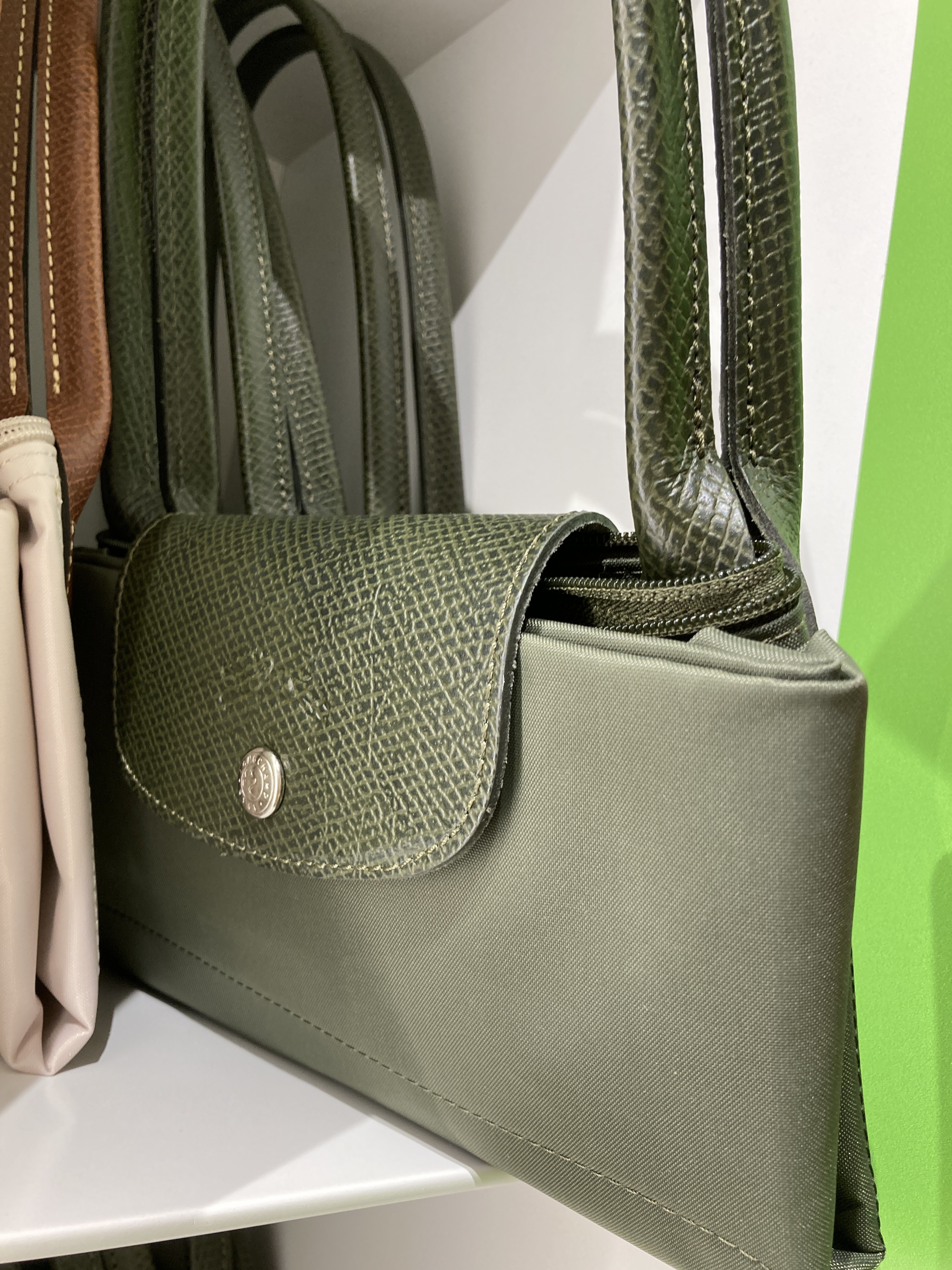 ★LONGCHAMP★ル プリアージュバッグGREEN Sサイズ☆完売前に☆