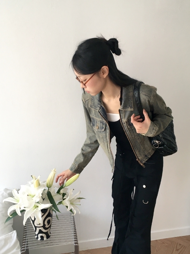 【WONDER WONDER】Preen Bijo Pocket Cargo L Semi Bootcut PT