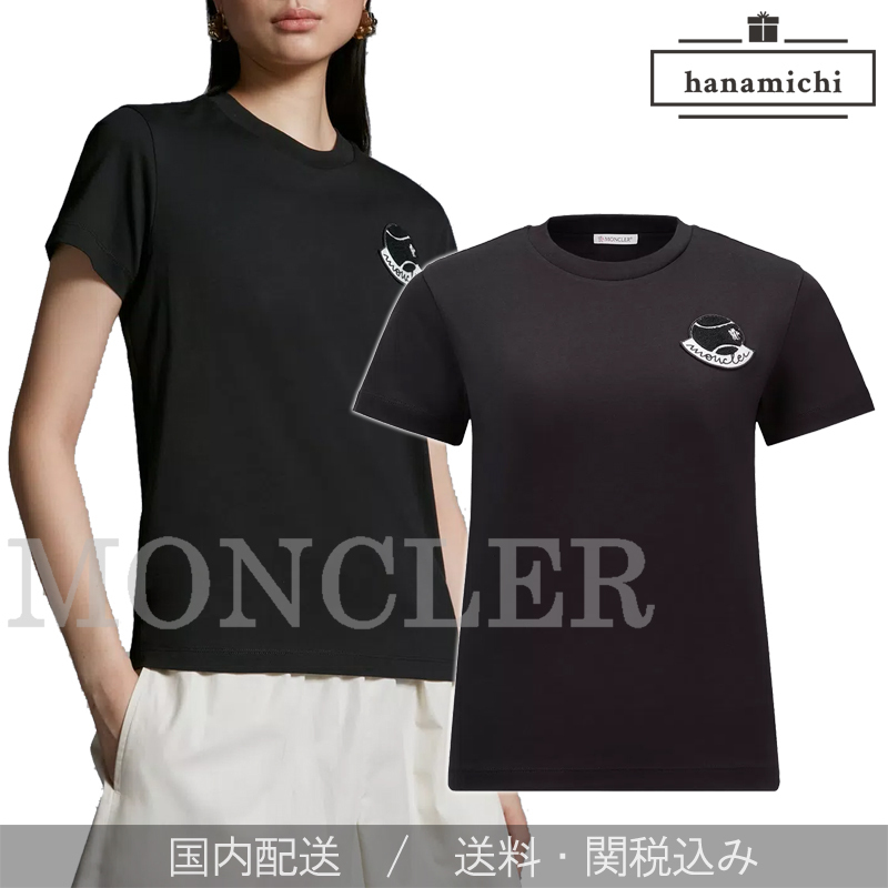 【関税/送料無料】MONCLER*テニス ロゴ パッチ Tシャツ