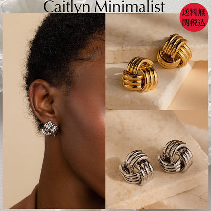 【カスタマイズ】CaitlynMinimalist★パヴェイニシャルピアス Caitlyn Minimalist(ケイトリンミニマリスト) ピアス(レディース
