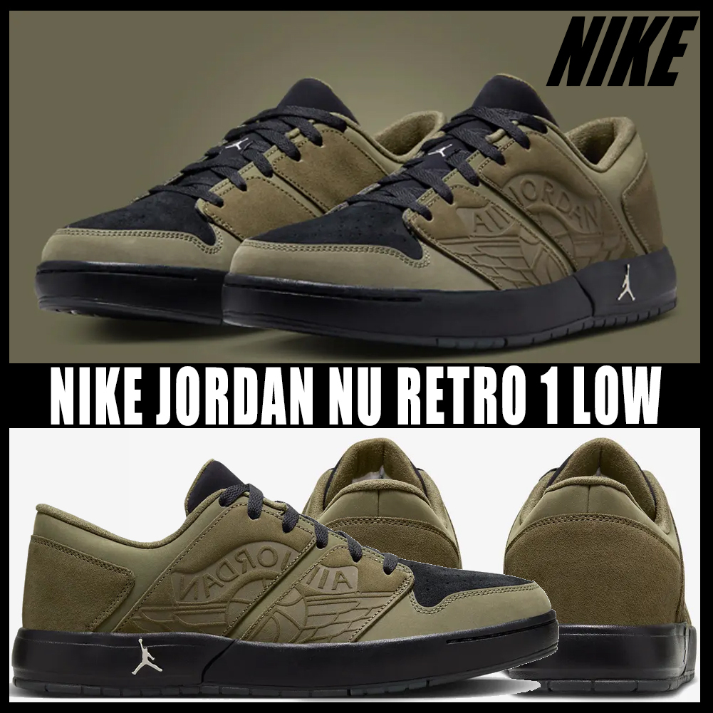 ◆正規品◆NIKE JORDAN NU RETRO 1 LOW OLIVE◆関税/送料無料◆