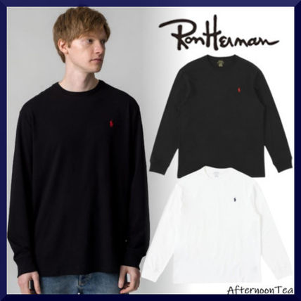 Ron Herman More T-Shirts Pullovers Street Style Plain Cotton Long Sleeve T-shirt