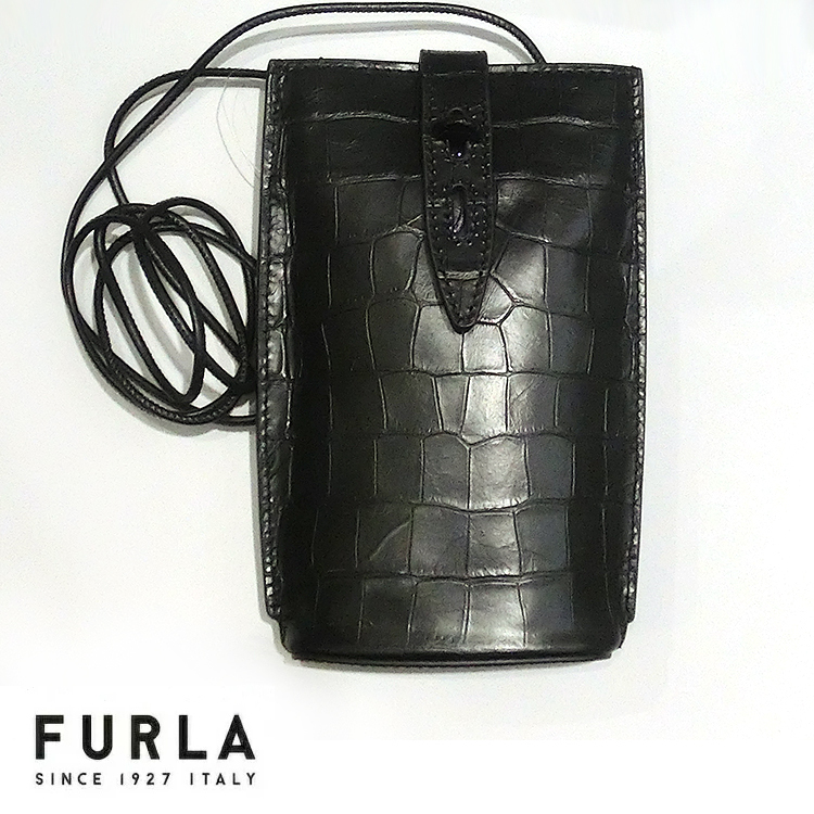 フルラ ショルダーバッグ FURLA WE00483 バケット クロコ型