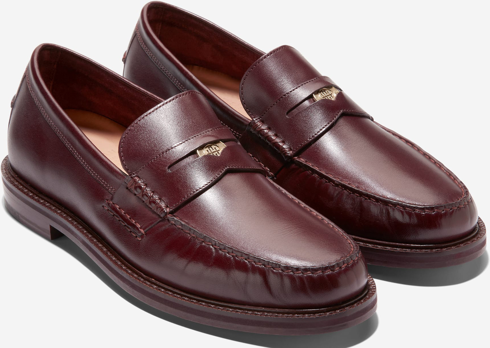 Cole Haan コイン ローファー ブラッドストーン レザー ビジネス
