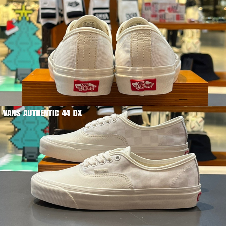 VANS★AUTHENTIC 44 DX★兼用★MARSHMALLOW/TRUE WHITE