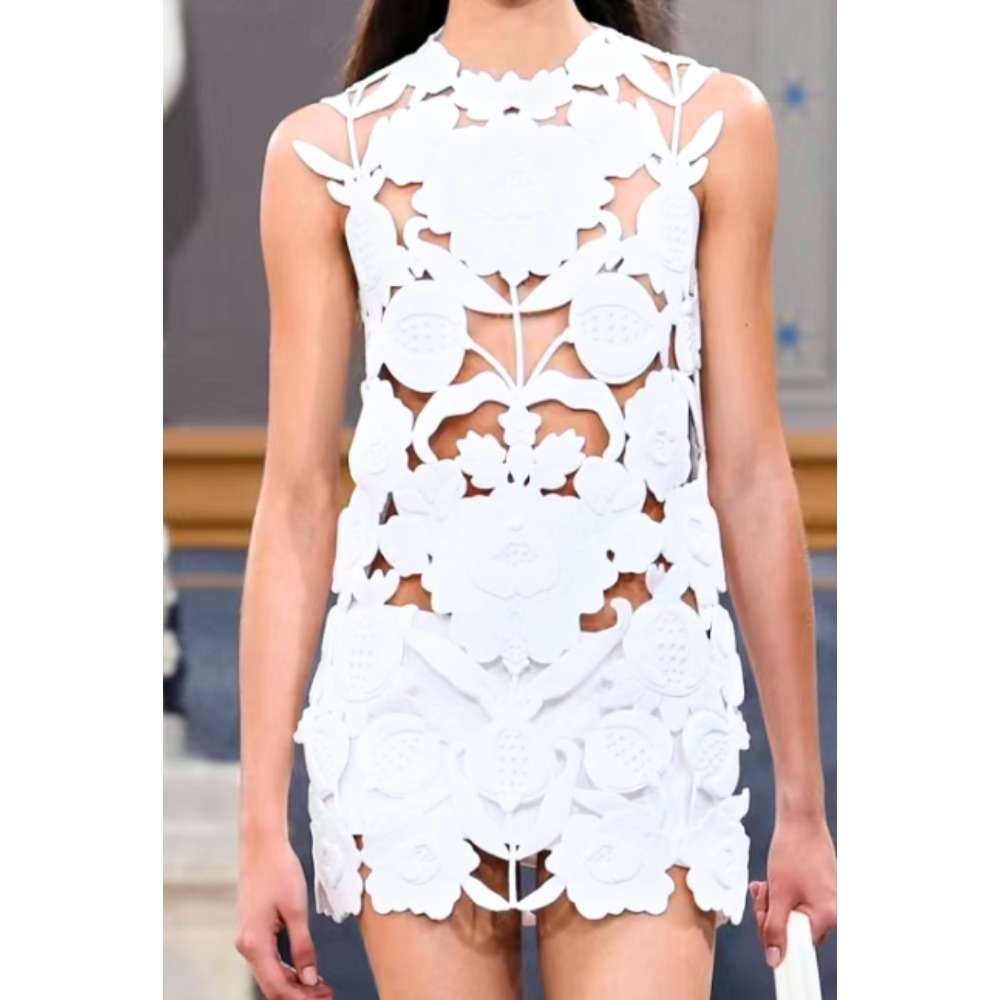 送料無料》 FABIANA FILIPPI PRINTED SILK SATIN DRESS
