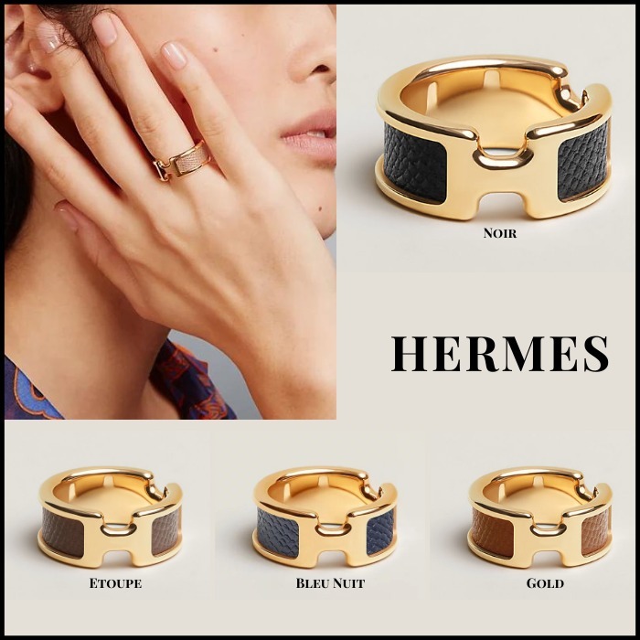 [HERMES]* Olympe ring *オランプ リング Small Model ゴールド