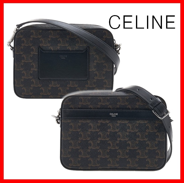 ★人気★【CELINE】★トリオンフキャンバス ショルダーバッグ★