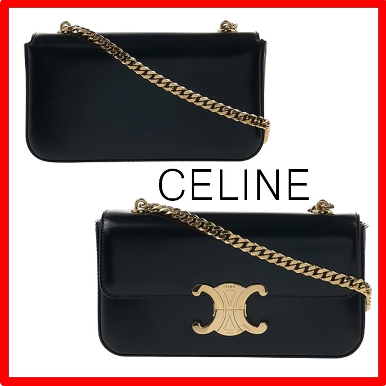 ☆【CELINE】☆トリオンフチェーン ショルダー クロードバッグ☆