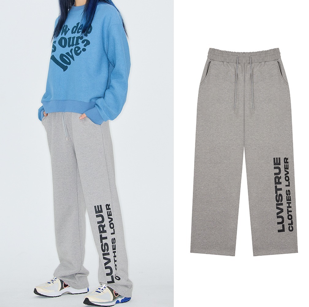 パンツ LUVISTRUE BASIC SWEAT PANTS(GRAY)