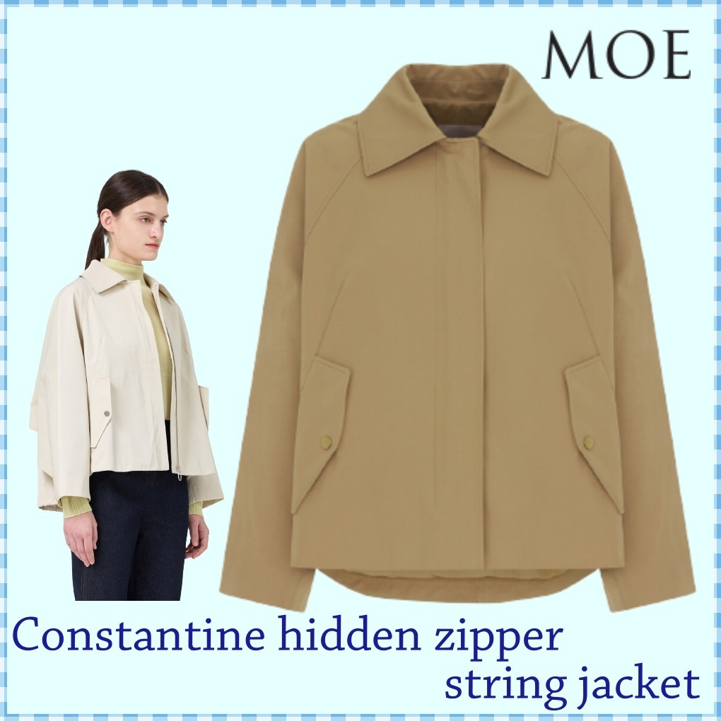 【MOE】★コンスタンティン隠しジッパー ジャケット (Jacket)★