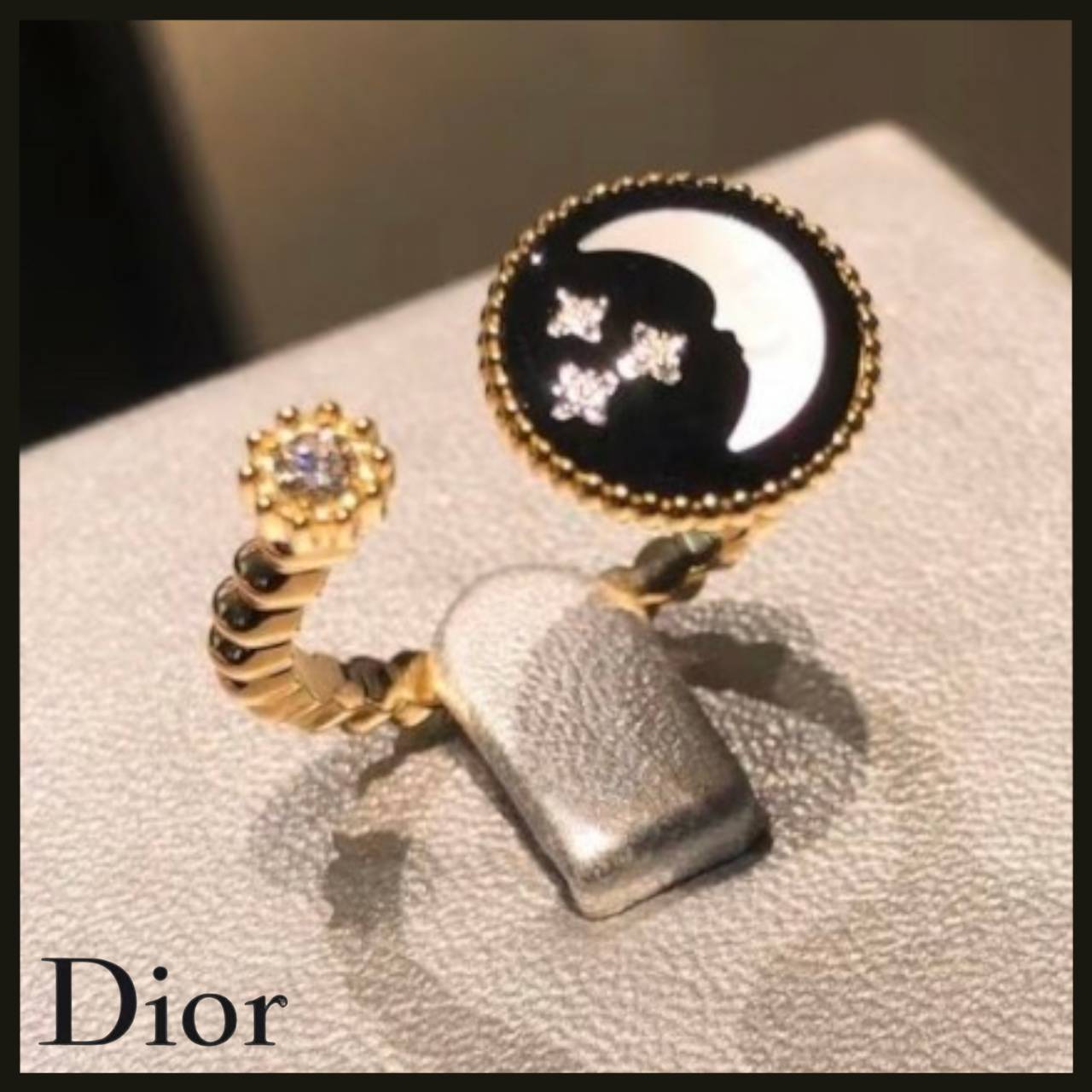【幸運を呼ぶお守りジュエリー】Dior Rose Celeste リング