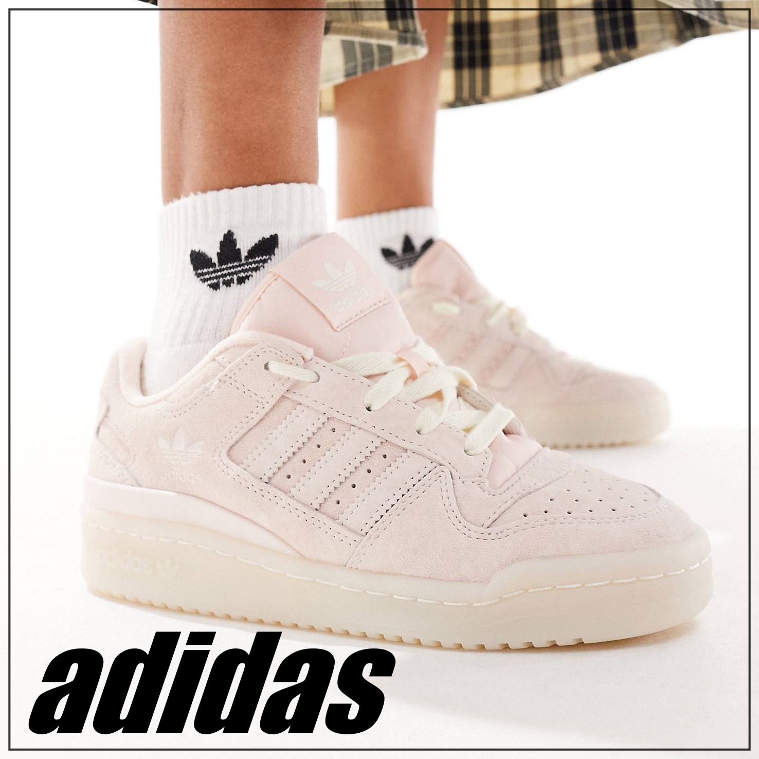 adidas☆originals フォーラム ロー CL トレーナー