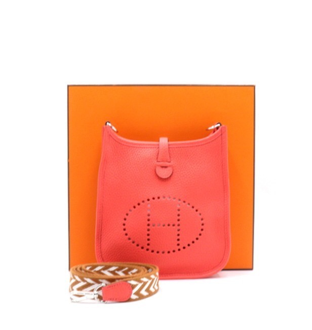 HERMES 未使用 美品 B刻印 エブリン 16 TPM ルージュヴィフ 中古