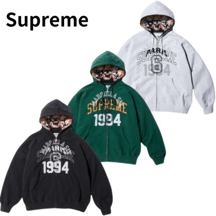 パーカー・フーディ 24SS SUPREME MM6 MAISON MARGIELA ZIP UP HOODED SWEATSHIRT