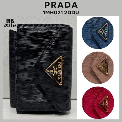 PRADA ブラック 三つ折り財布 箱付き 楽天市場】プラダ PRADA 財布 三つ折り ミニ財布 サフィアーノ
