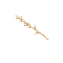 METコラボ ブローチ Willow Catkins Pearl パール ゴールド 18K