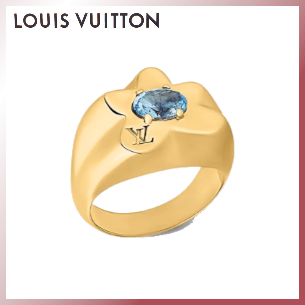 Louis Vuitton【新作】ゴールドでお洒落な リング フラワー 人気