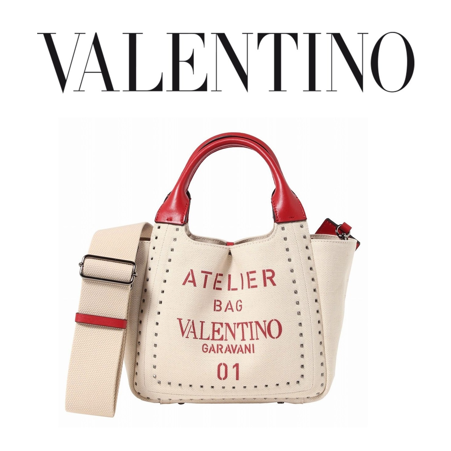 ★ VALENTINO GARAVANI ★ キャンバス 2WAYショルダーバッグ