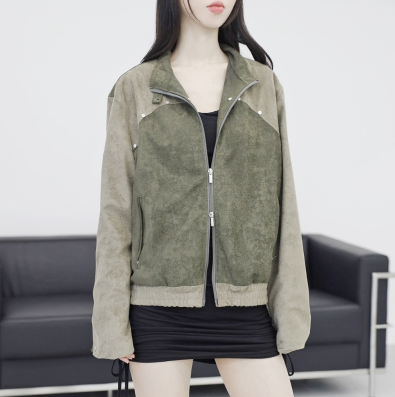【NONCODE】Biker Suede Jumper NONCODE】Biker Suede Jumper
