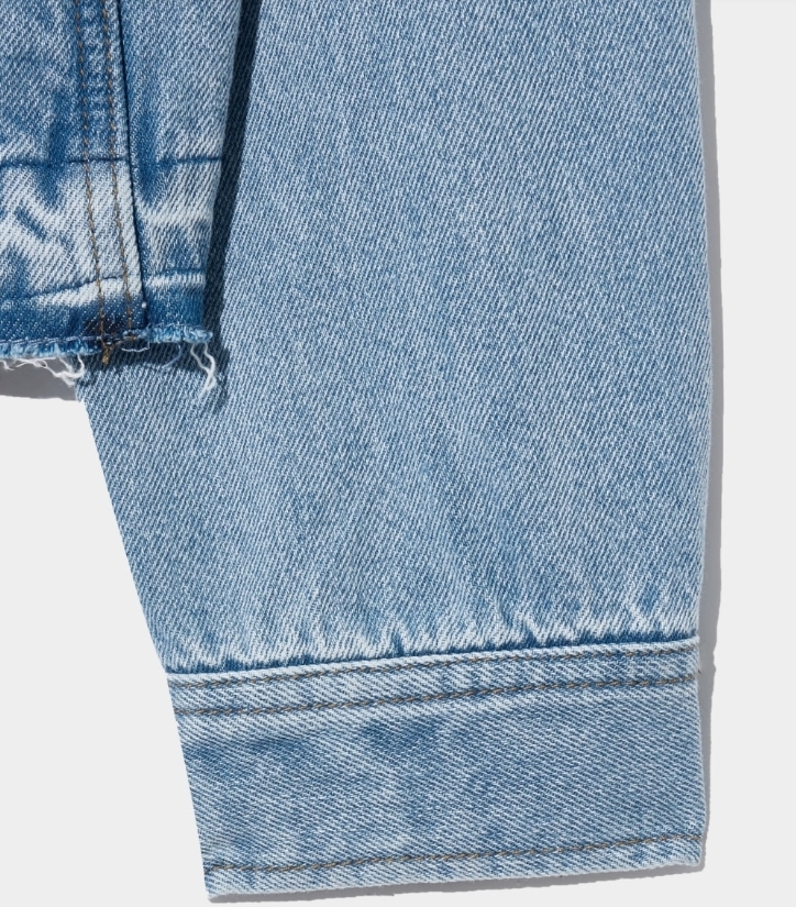 SATUR Gabon Washed Denim Trucker Jacket 4KH003 (SATUR/デニム