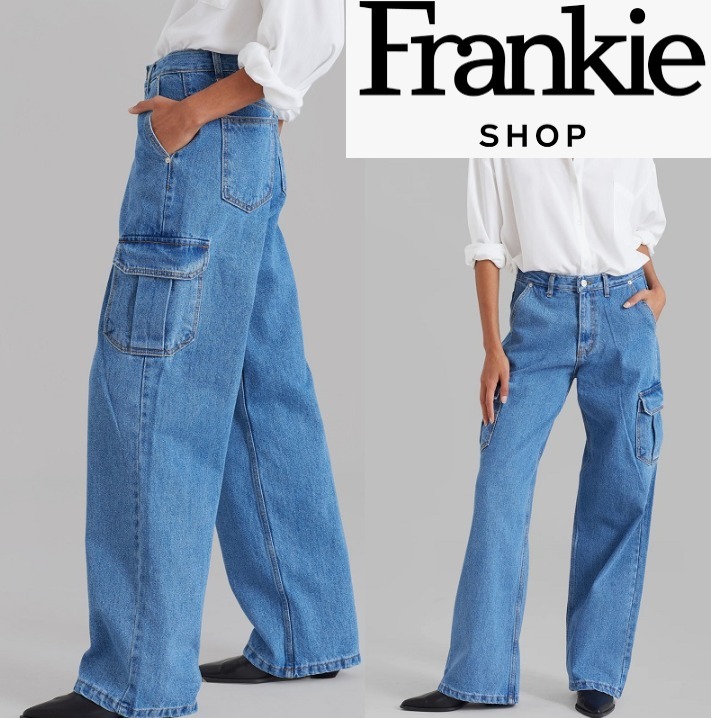 柔らかいデニム●The Frankie Shop●デニムカーコパンツ