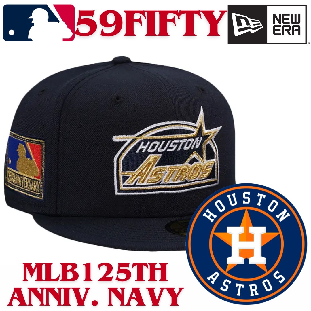 【US限定】New Era 59FIFTY Houston Astros MLB125th Navy