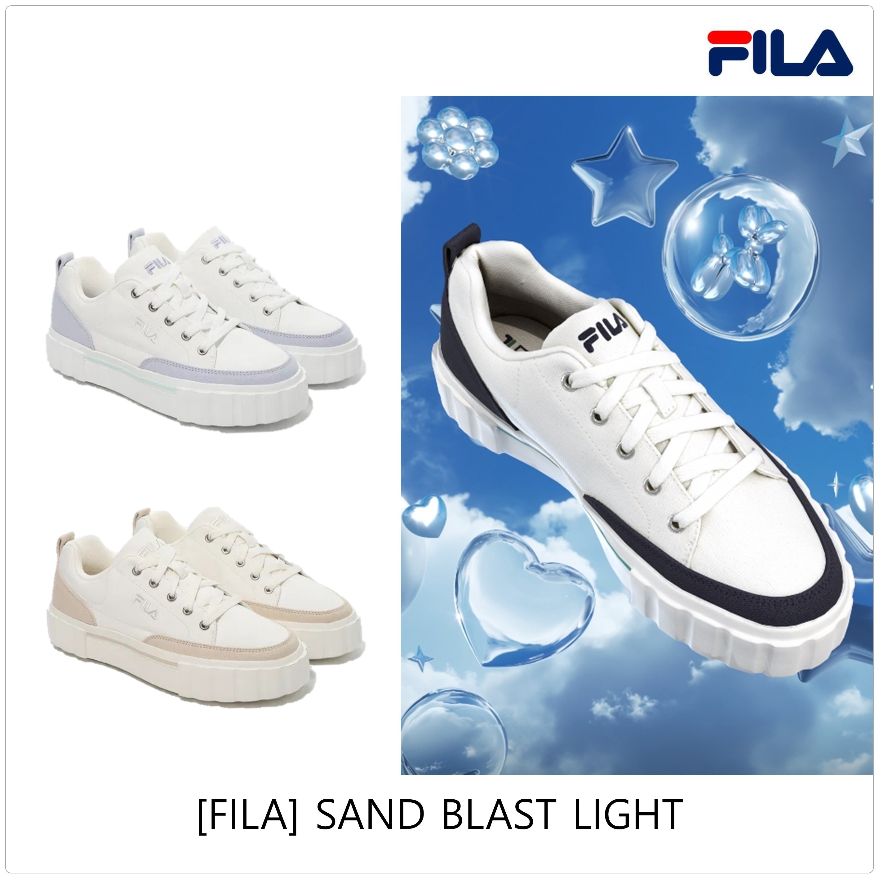 [FILA] SAND BLAST 厚底 スニーカー ★新作・24SS★送料・関税込