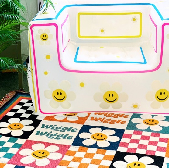 送料無料【Wigglewiggle☆】四角ラグファブリックポスタ (wiggle