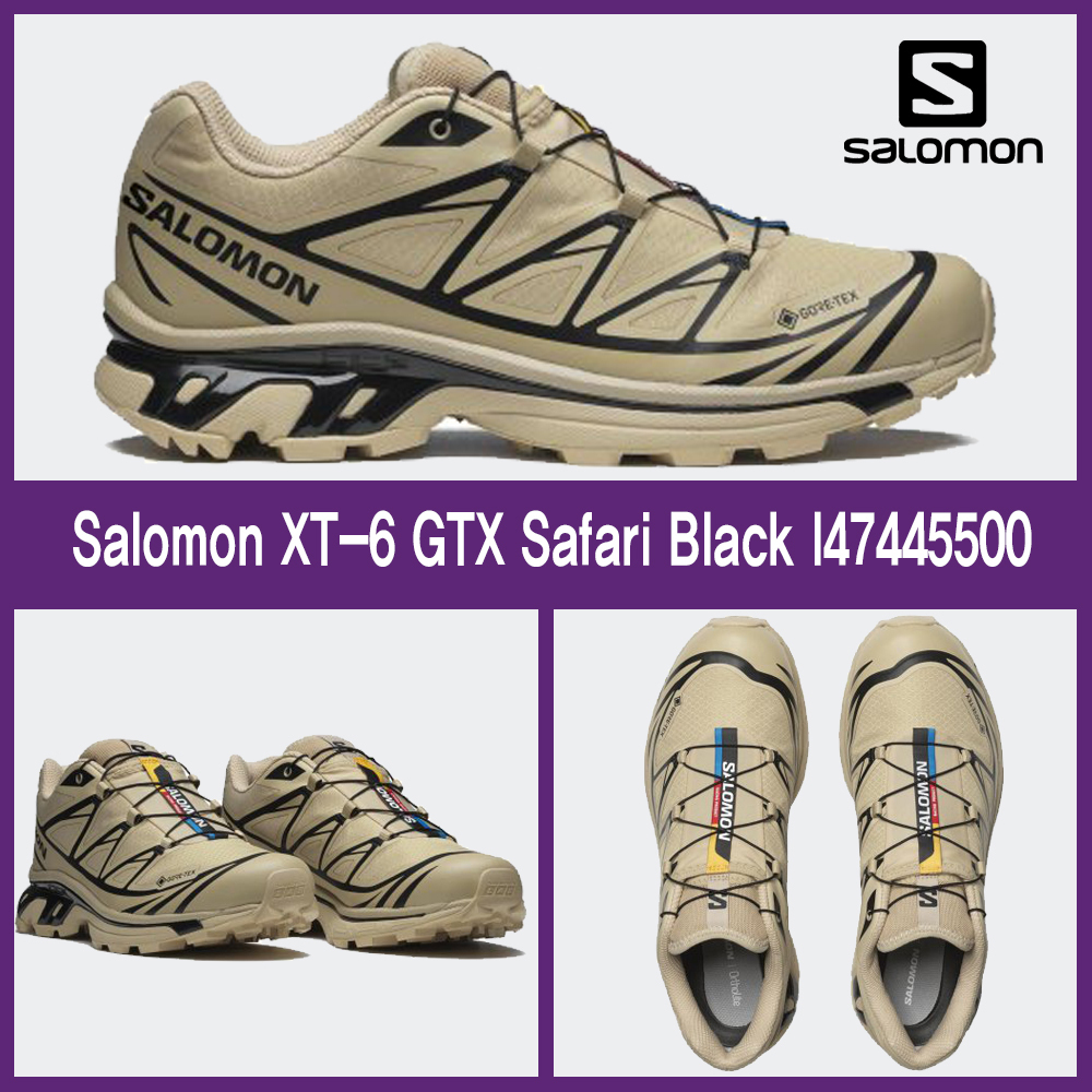 ★SALOMON★Salomon XT-6 GTX Safari Black★送料・関税込★