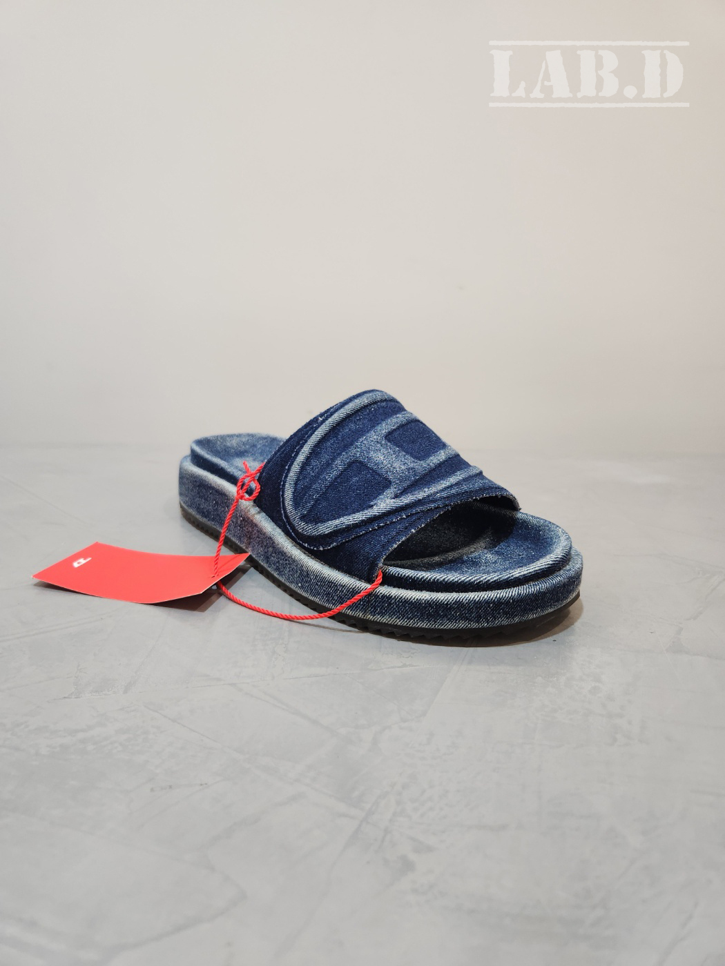 DIESEL | SA-SLIDE D OVAL BLUE DENIM サンダル (DIESEL