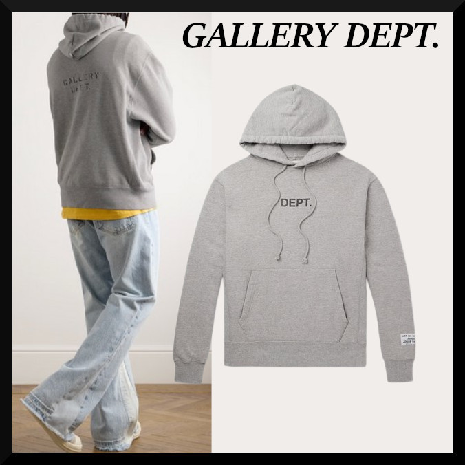 GALLERY DEPT.☆関税込☆ロゴプリント コットン フーディ